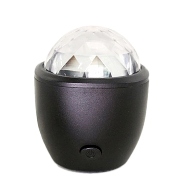 

USB Хрустальный волшебный шар, фонари диджея, диско-шар, фонари проектора для сцены, светодиодный мини-проектор с голосовой активацией для дома, автомобиля, KTV