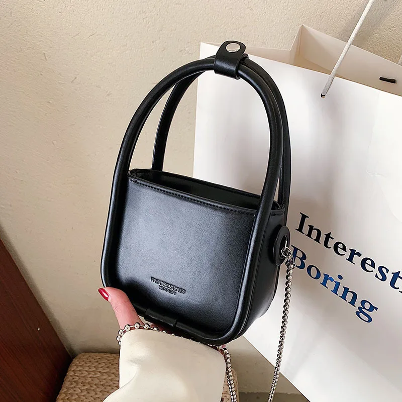 

Popular texture small bag women's bag 2021 brand bag new fashion winter chain messenger bag hand-held small square bag