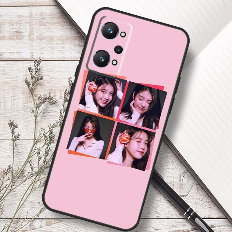 Чехол IU Lee Ji Eun Korean Star для Realme 14 13 10 11 12 Pro Plus GT 7 6 5 6T C67 C61 C55 C53 C51 C21Y C25S C75
