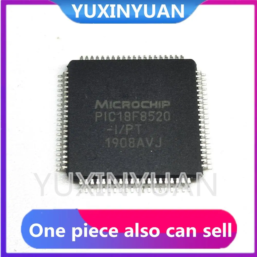 

1PCS/LOT PIC18F8520-I/PT PIC18F8520-I PIC18F8520 18F8520 QFP-80 IC MCU 8BIT 32KB FLASH 80TQFP IN STOCK