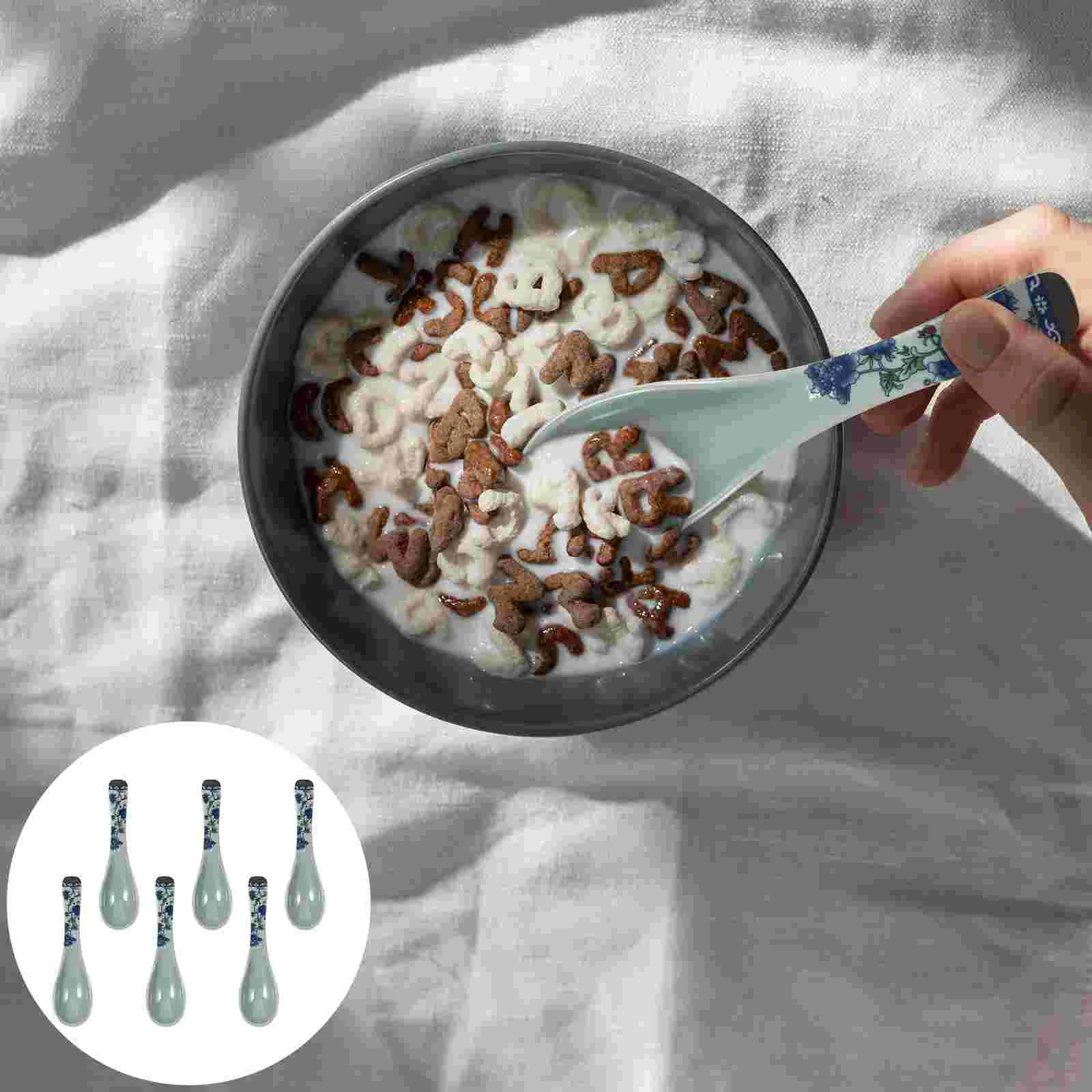 

Spoons Soup Japanese Asianramen Spoon Melamine Noodle Rice Table Chinese China