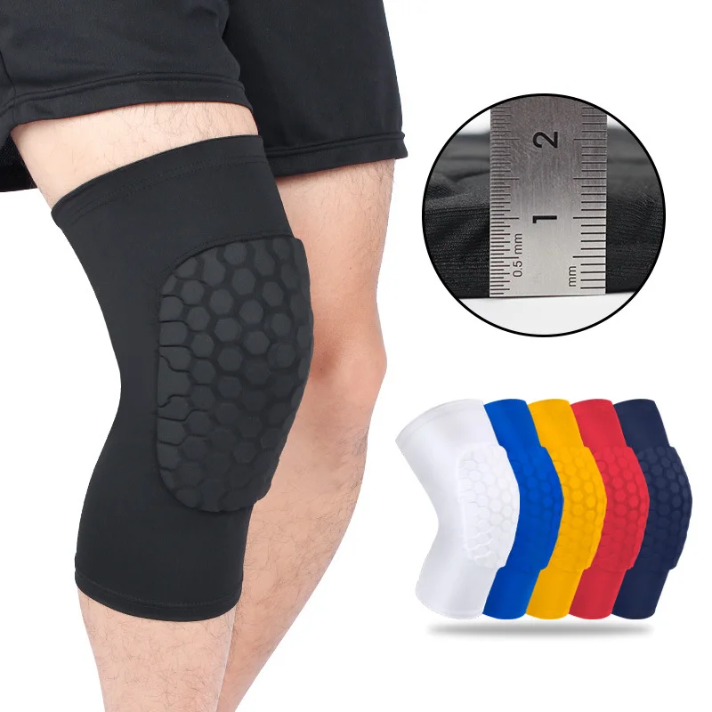 

1PCS Elastic Gym Sport Basketball Arm Sleeve Shooting Crashproof Honeycomb Elbow Support Pads Elbow Protector Guard 4 Colors