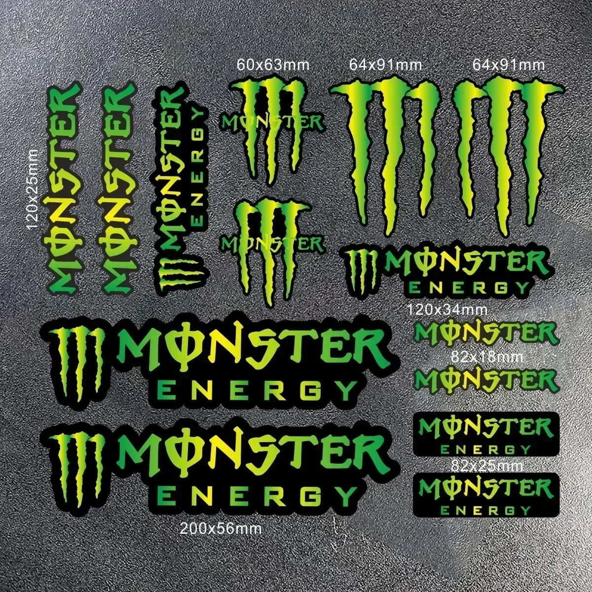 

Monster Energy мотоциклетная боковая полоса наклейка автомобильная виниловая наклейка все мотоциклетные наклейки светоотражающие наклейки украшение автомобиля