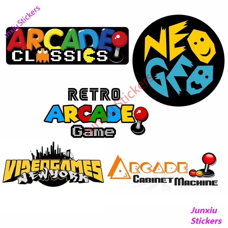 

Nostalgic Retro Games (for FM Label Prodotto Arcade Cabinet Machine DIY Car Stickers and Waterproof SUV Fine Decorative Decals