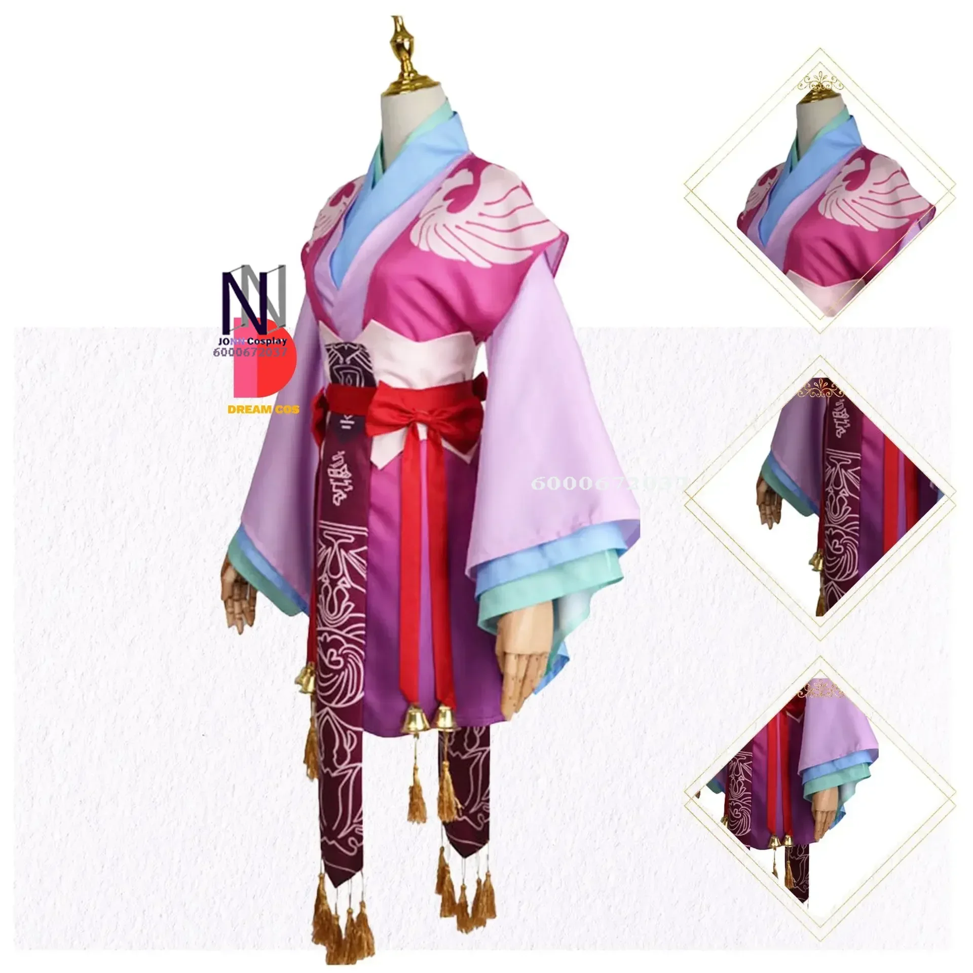 Fox Spirit Matchmaker аниме TuShan Susu косплей костюм парик фиолетовая юбка Hanfu женский