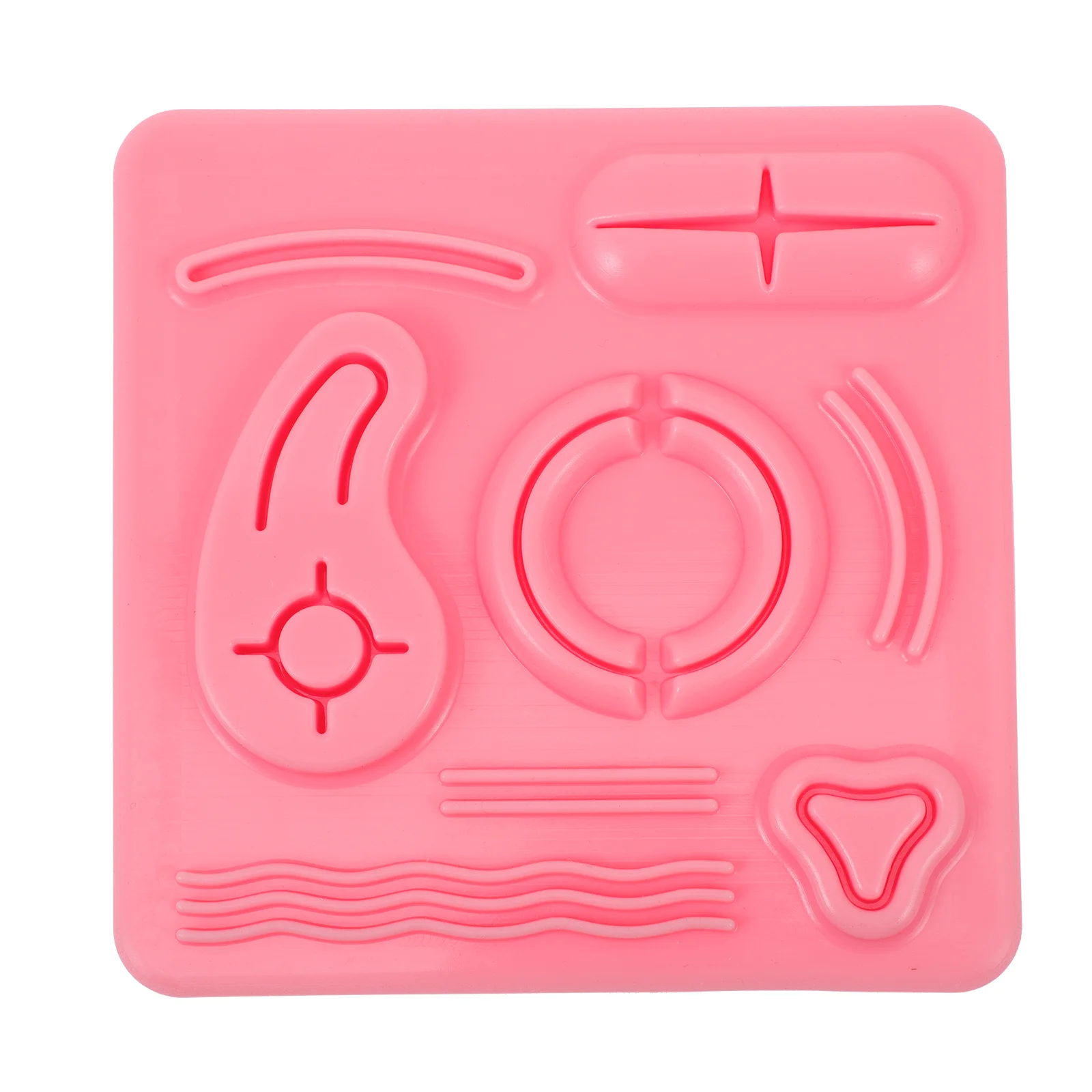 Лапароскопический тренажер силиконовая подушечка для кожи модель траматическая