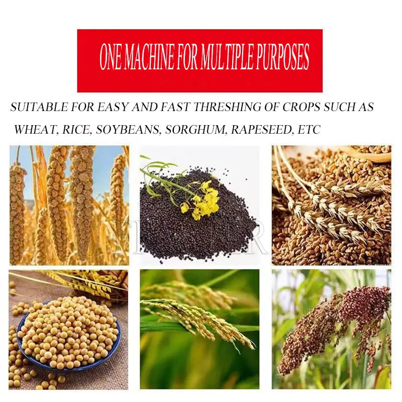 Многофункциональная молотилка для ног мини-молотарь пшеницы риса шелушитель