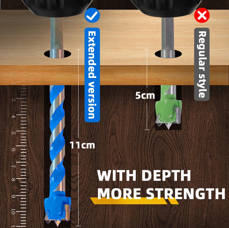Удлиненные сверла по дереву