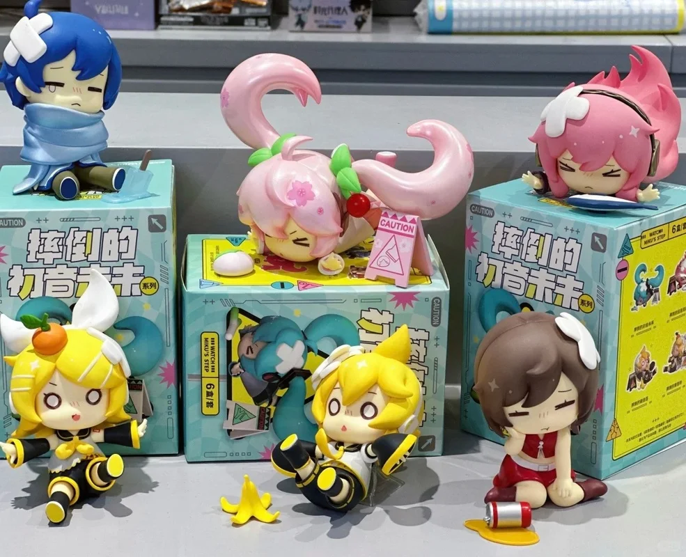 Падающая Хацунэ Мику загадочная коробка Vocaloid аниме-модель для девочек фигурка Fufu