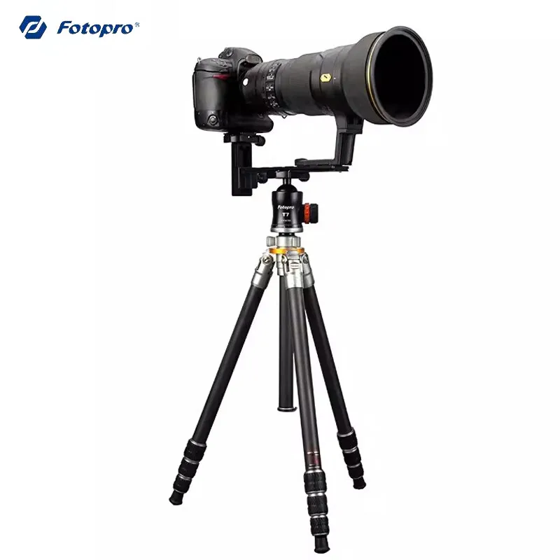 Профессиональный телескопический объектив Fotopro T-64C PRO серии Pan-Tu для любых погодных условий и комплект штатива с головкой из углеродного волокна (art.: 3920dacc3923a) - 3920dacc3923a