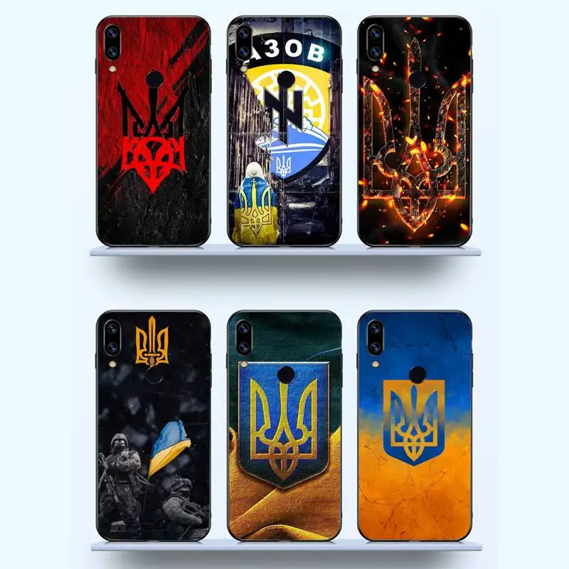 

Ukraine Flag Phone Case For Xiaomi Redmi note 7 8 9 11 i t s 10 A poco f3 x3 E pro lite funda shell