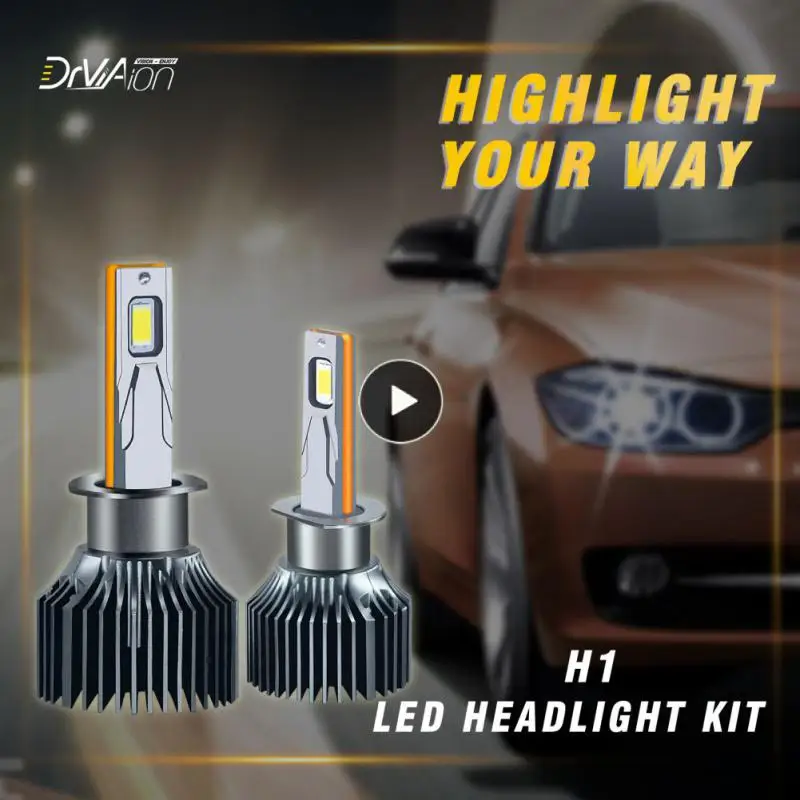 

Ip68 Car Led Headlight Durable White Car Light Long Service Life Low Power Consumption Double Copper Tube Led Headlight 12000 Lm