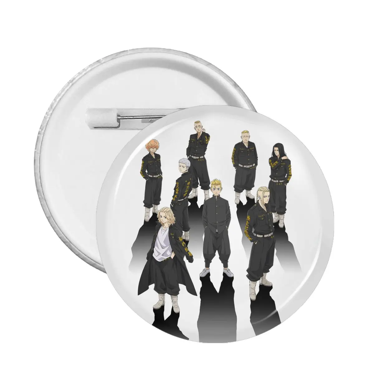 

Токийский Мстители, значки такемичи ханагаки, манджиро чифуй бацзи Дракен, булавка для воротника, брошь на воротник, значок, аксессуары, под...