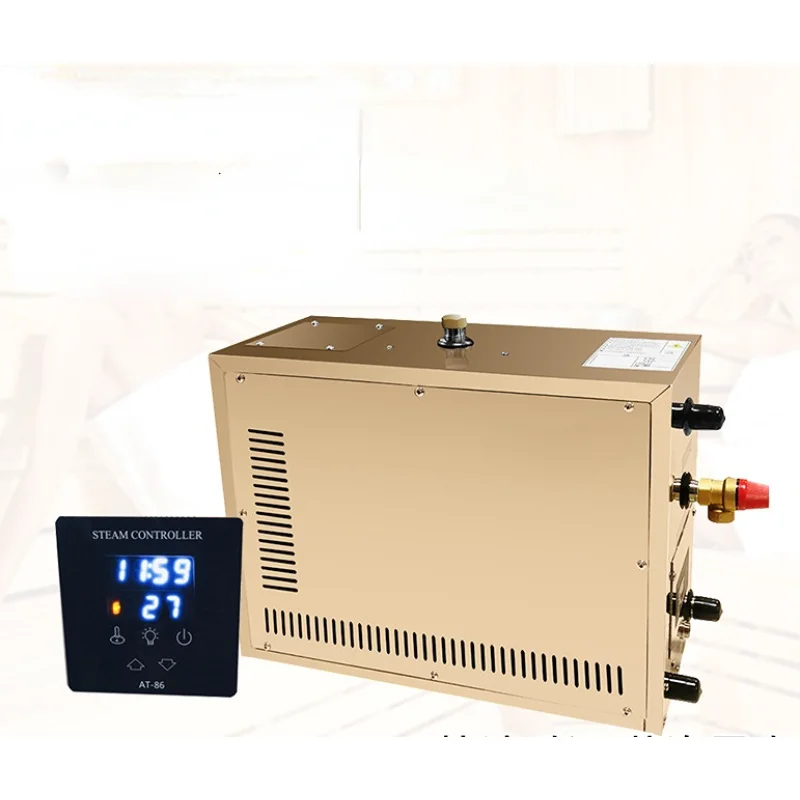 

Автоматический парогенератор из нержавеющей стали 3 кВт, бытовой паровой аппарат для сауны, паровой аппарат для спа-комнаты, цифровой контр...