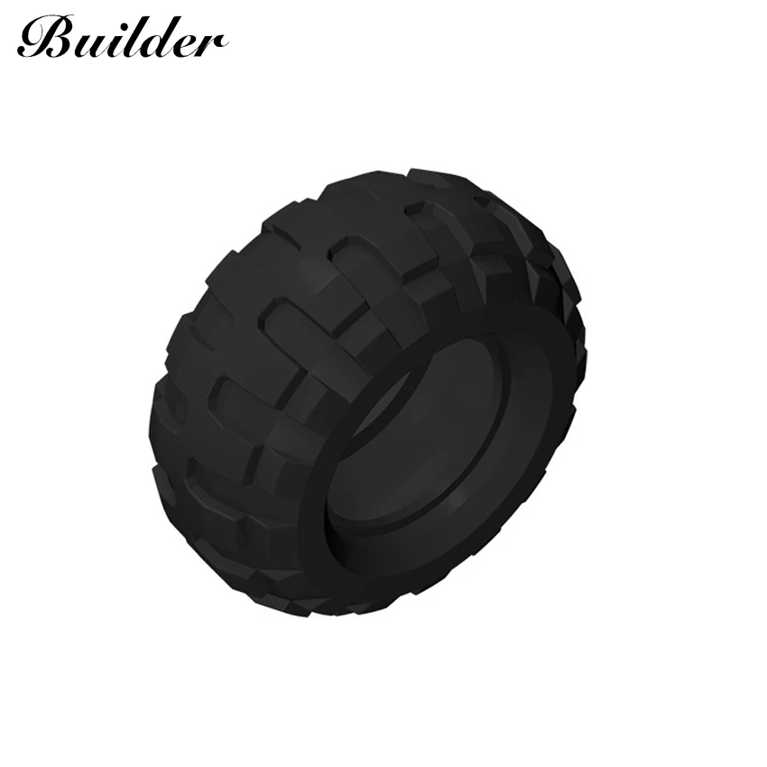 Колесная шина Little Builder 55976/56145 56x26 мм, строительные блоки, сборка «сделай сам», технологический автомобиль MOC, совместимая игрушка, часть 1 шт.