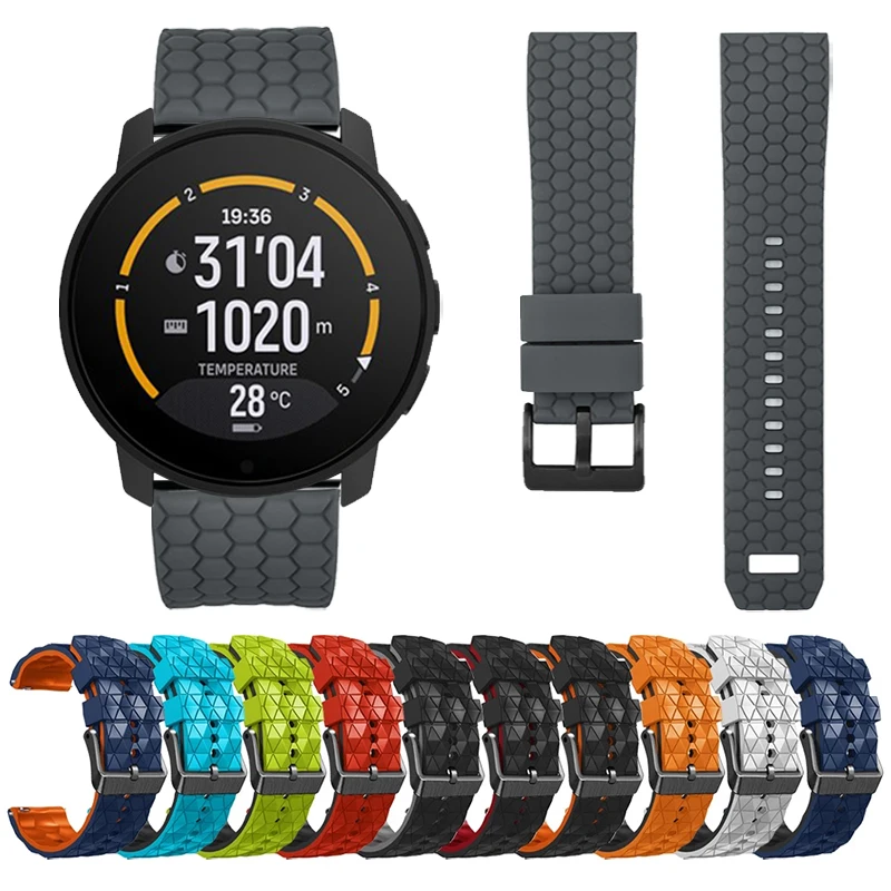 

Watchband For SUUNTO 9 PEAK PRO 22MM Silicone Strap Replacement Band For SUUNTO 5 PEAK Wristband Accessories Bracelet belt