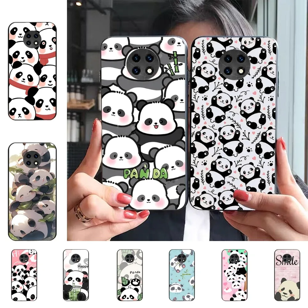 Мультяшный милый чехол для iphone с пандой Redmi 5 6 7 8 9 10 plus pro A GO K20 K30 K40 F3