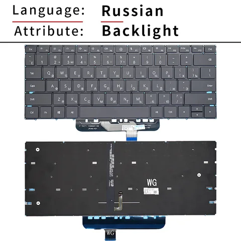 Новая RU/русская/арабская/таиландская клавиатура для Huawei MateBook 13S 14S 16S EMD-W56 HKD-W56 W76 CREFG-16 CREFG-32