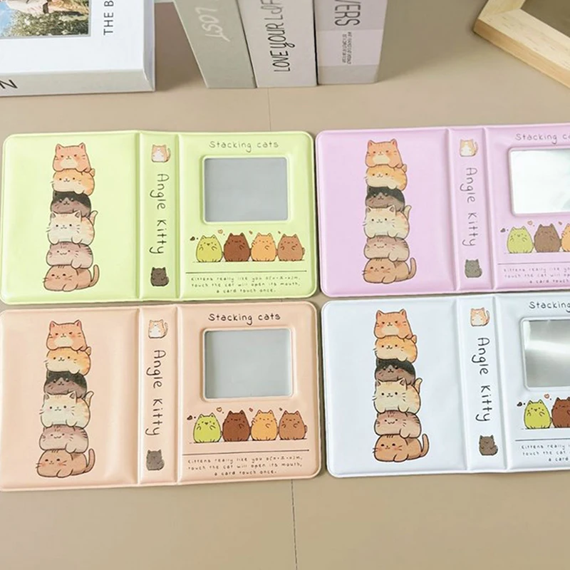 Kawaii 3-дюймовый Фотоальбом С Кошачьим Дизайном Kpop Idol Star Коллекционный Предмет
