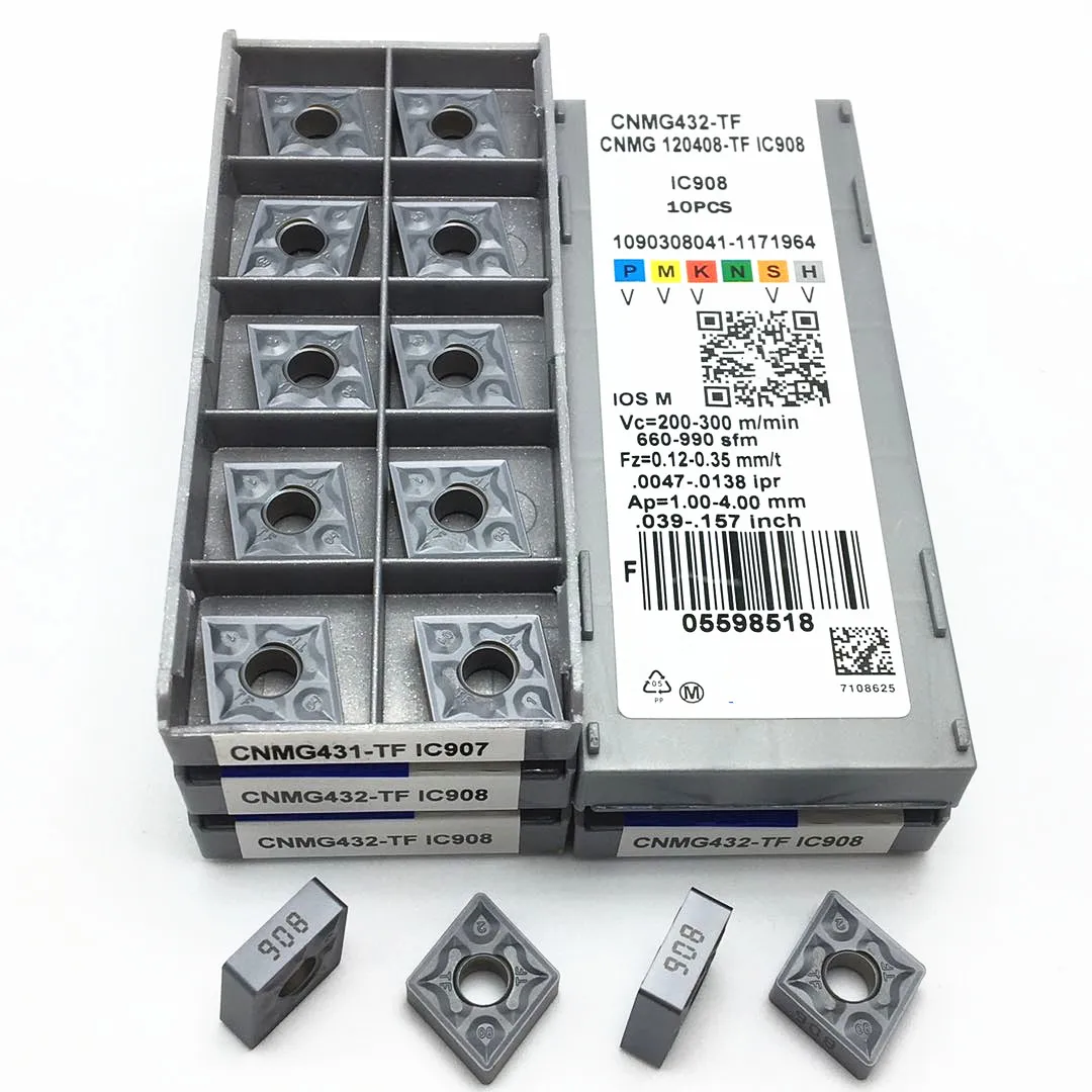 

CNMG120408 TF IC908 5 коробка + DCMT11T304 IC908 10 коробка