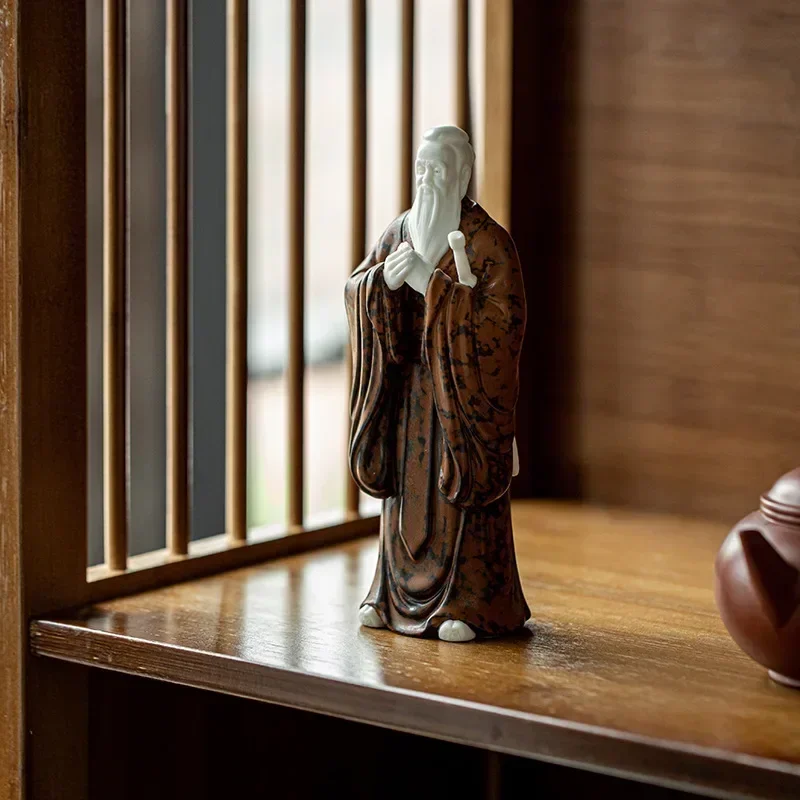 Статуя Конфуция скульптура в стиле святого керамическая искусственная статуя
