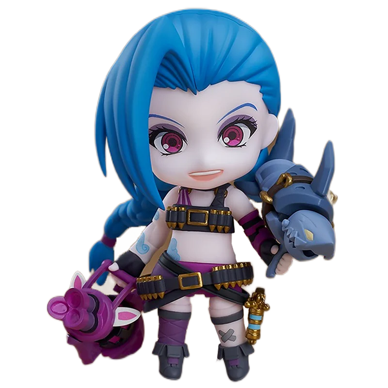 

100% оригинал хорошая улыбка Nendoroid Jinx The Loose Cannon грустная 1535 GSAS экшн-фигурка кукла Коллекционная модель игрушка