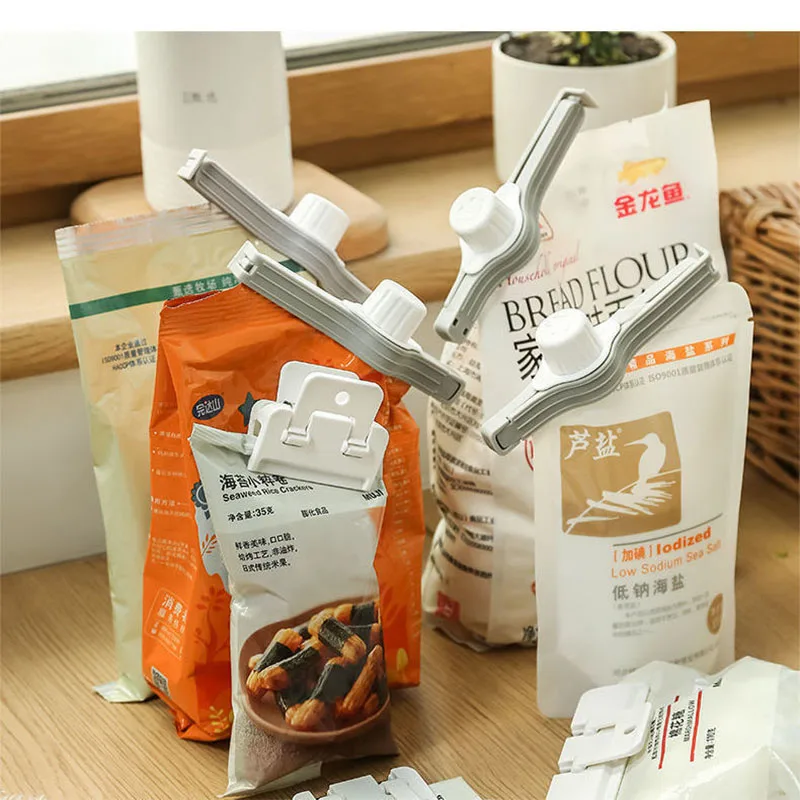 

Bag Clips Sealing Clip with Lid Closure Sealed Storage Suitable for Seasoning Milk Powder Bag Sealer Kitchen Items Gadget