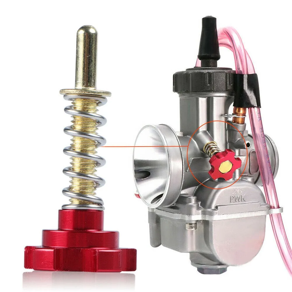 

Motorcycle Carburetor Air Fuel Mixture Idle Speed Adjuster Screw Kit Spring For Keihin PWK Ⅰ Ⅱ Ⅲ Ⅳ 21/24/26/28/30/32/34mm