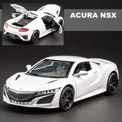 

1:32 Acura NSX Alloy Sports Car Model Diecast & Toy Vehicles Metal Super Car Model Simulation Sound and Light Toy Gift