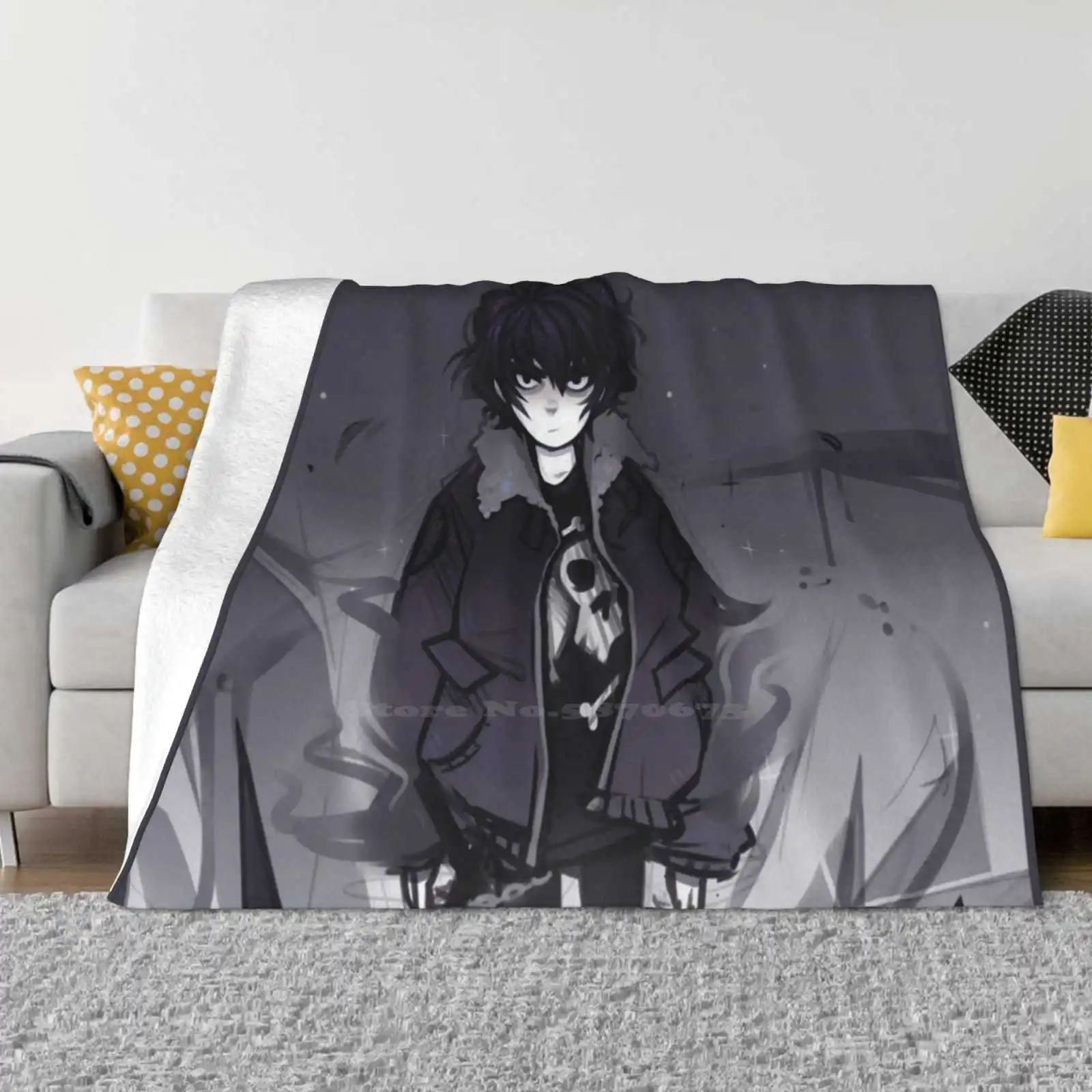 I Control The Shadows Самая продаваемая комната Бытовое фланелевое одеяло Нико Di Angelo Percy