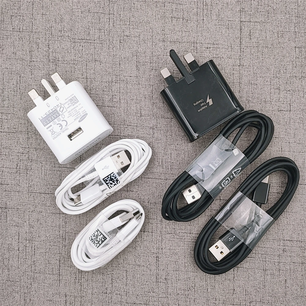 Адаптер для быстрой зарядки Samsung 15 Вт с вилкой Стандарта Великобритании Кабель