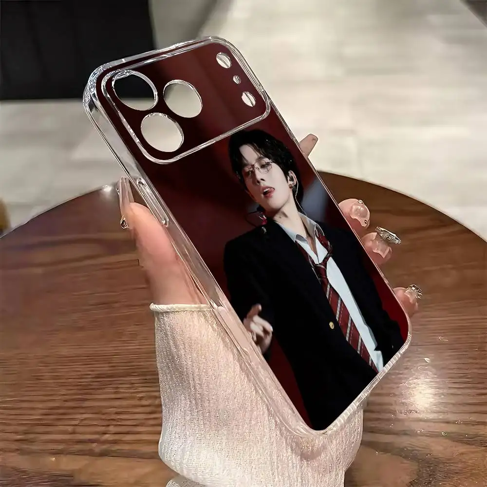 Фото Чехол для телефона Huang Xing Eliot Huang D-Desire The Series для iPhone 17 16 15 14 13 12 11 Mini Pro Max Plus, прозрачная накладка №3