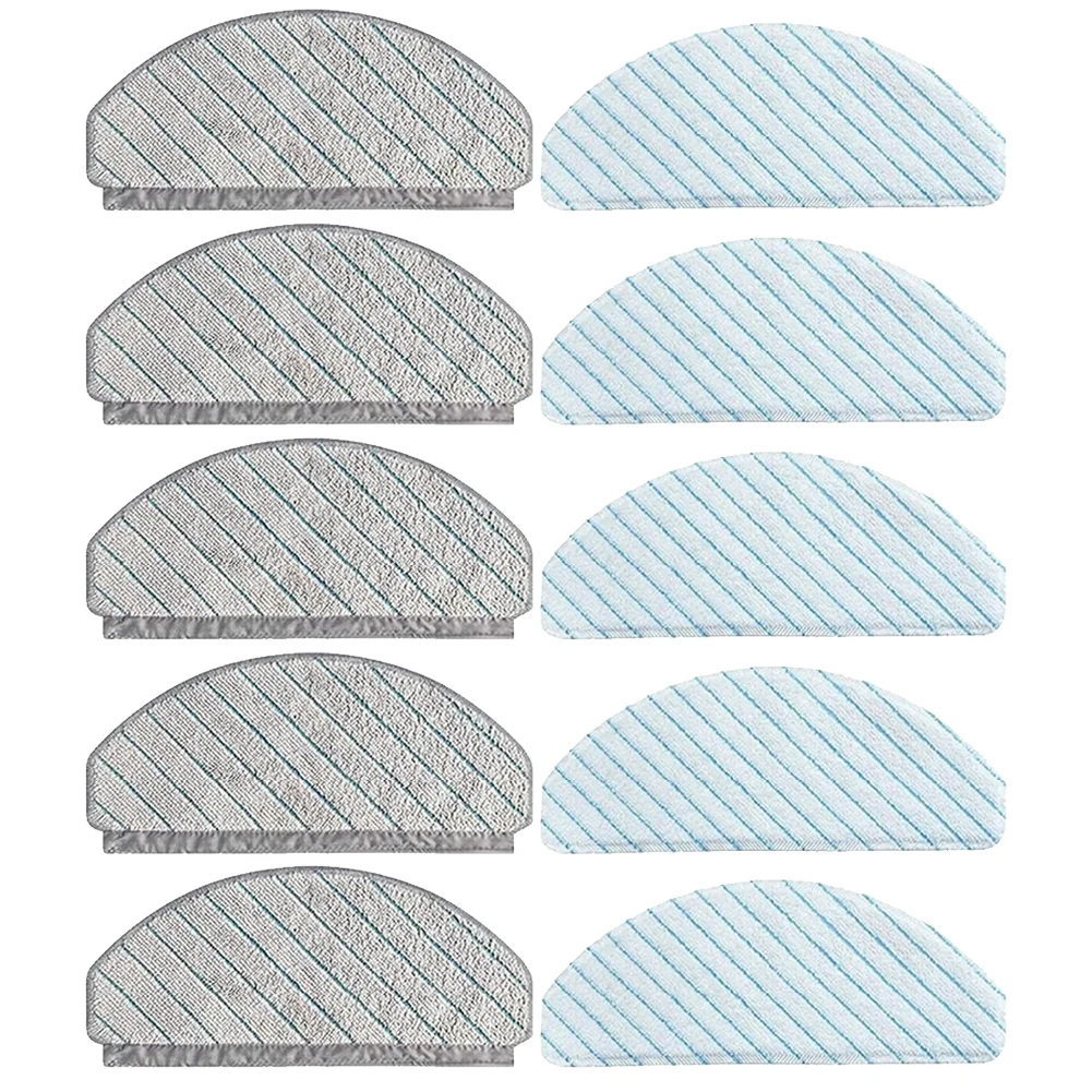 

Efficient and Scratch free Cleaning with 10 Pack Mop Cloth Pads for ECOVACS OZMO T10T10 Plus Robot Vacuum Cleaner