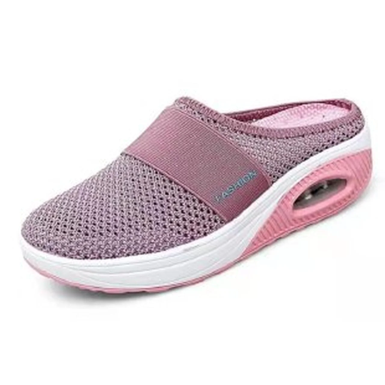 

New Women Mesh Sandals Women Head Semi-Slipper Outdoor Breathable Recreational Light Walking Platform Shoes Zapatos De Mujer