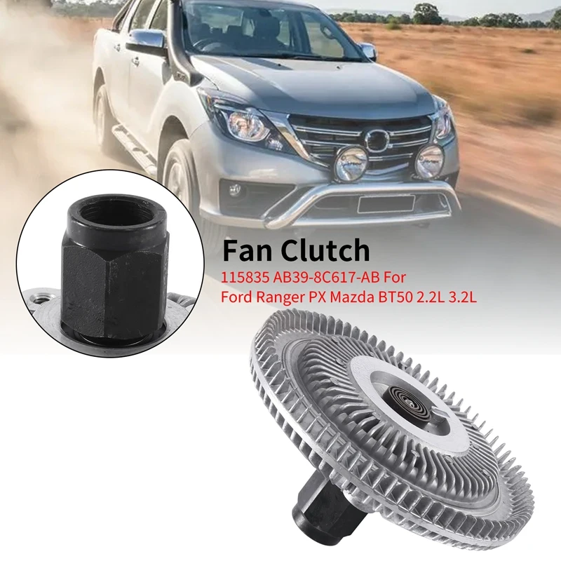 

Car Fan Clutch Fan Clutch Replace Fan Clutch 115835 For Ford Ranger PX Mazda BT50 2.2L 3.2L Turbo Crude Oil Replace