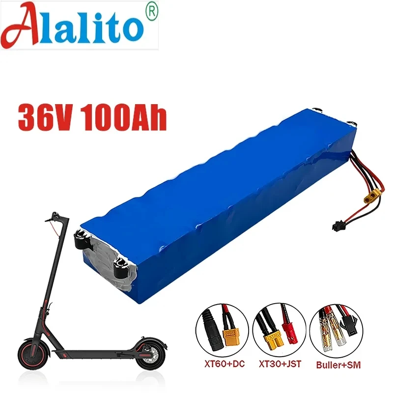 

Alalito 10S3P 36V 100000mAh 36v Electric Scooter Battery Pack 18650 Lithium M365 Electric Scooter 36v Battery Scooter
