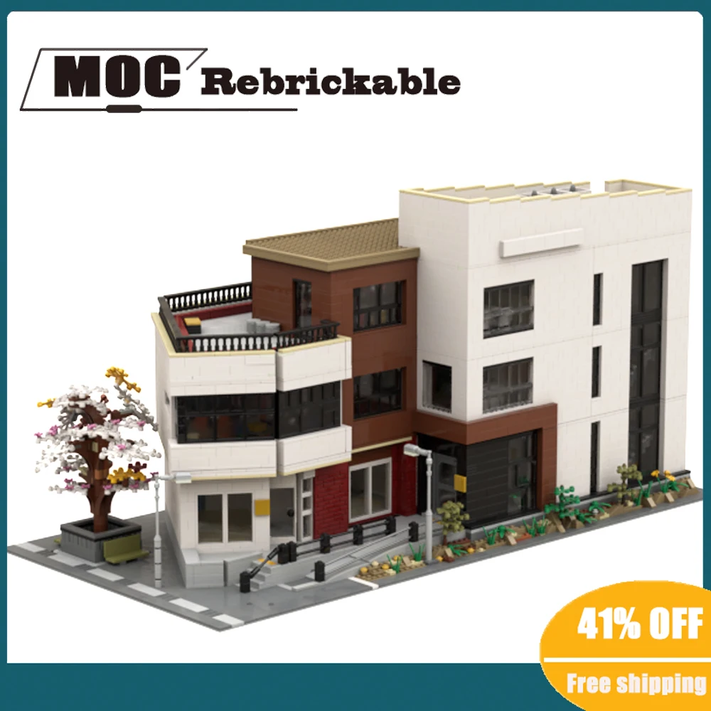 

NEW 10338PCS Hot Selling Street View Moc City Modular Building ulsan cultural center DIY ChildrenToy BirthdayGift ChristmaBlocks