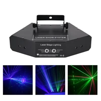 rgb effect scanner laser projector lights dmx disco home party dj beam moving ray stage show system lighting 6 eyes 24 patterns