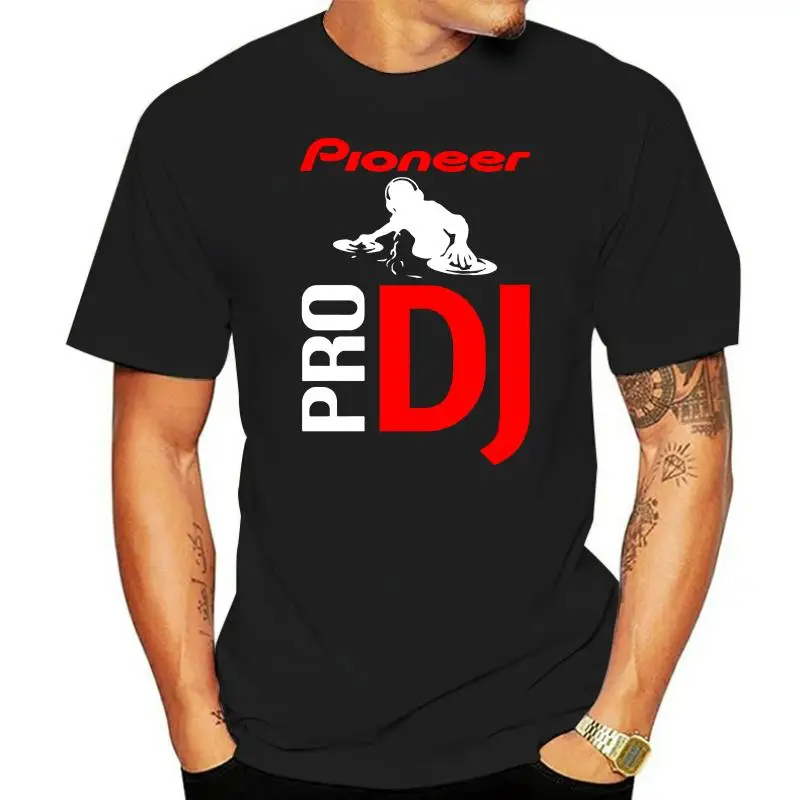 

Men Adult Slim Fit T Shirt S-Xxl New PRO DJ Music System Logo Black Men's T-Shirt Size S-3XL