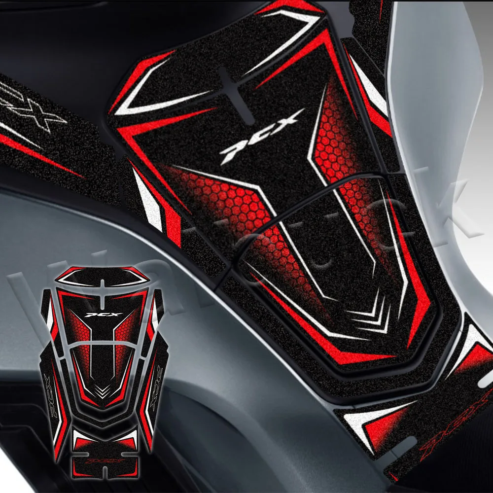 Фото Для Honda PCX160 Pcx 160 2020-22 3M матовый мотоциклетный топливный бак Тяговая прокладка наклейка газовая крышка защитный аксессуар водонепроницаемый №1