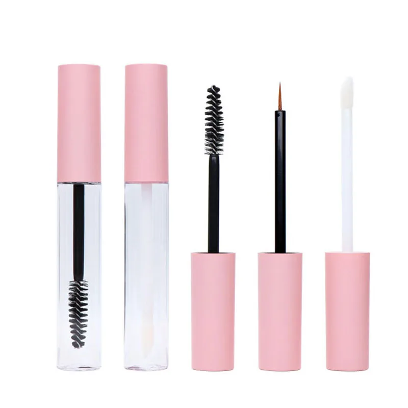 

3pcs/Set 10ml Clear Refillable Lip Gloss Wand Tubes DIY Eyeliner Mascara Lipstick Tubes Empty Sample Bottle Cosmetic Container