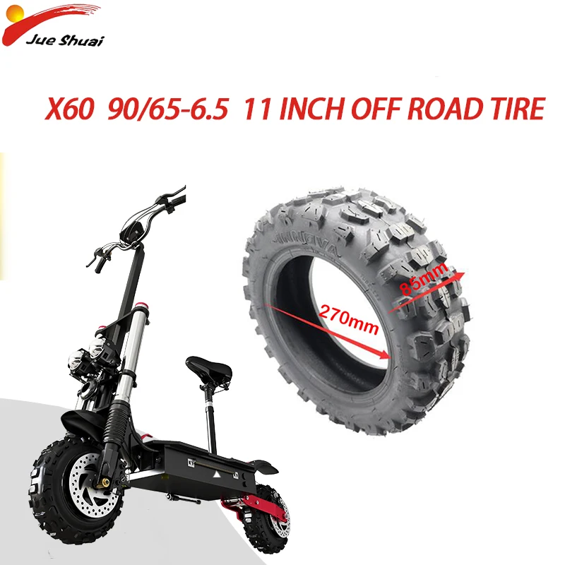 

90/65-6,5 вакуумная шина 11 дюймов для внедорожника Jueshuai X60, Электрический скутер, износостойкая фотошина, аксессуары для скутера