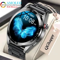 2022 new 454454 amoled smart watch 1 39 inches screen bluetooth call 8gb memory always display sports fitness smartwatch men