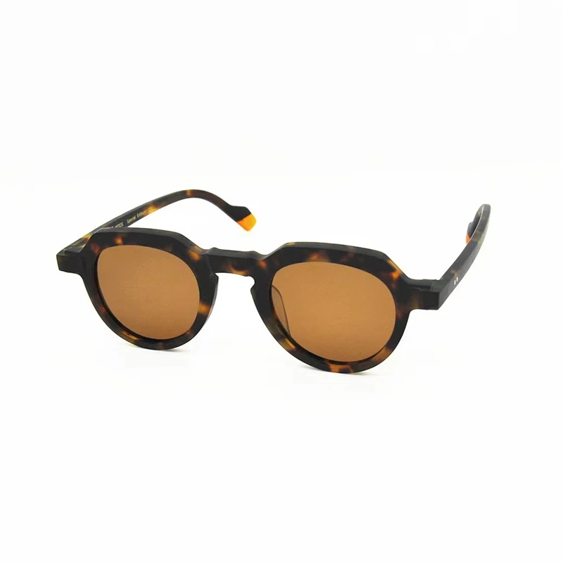 

JAMES TART 374S SUNGLASSES For Men Women Summer Style Anti-Ultraviolet Retro Plate Oval Frame Random Box