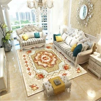 european style luxury carpets for living room area rug non slip mat small printed carpet bedroom decor tapetes bath rugs home