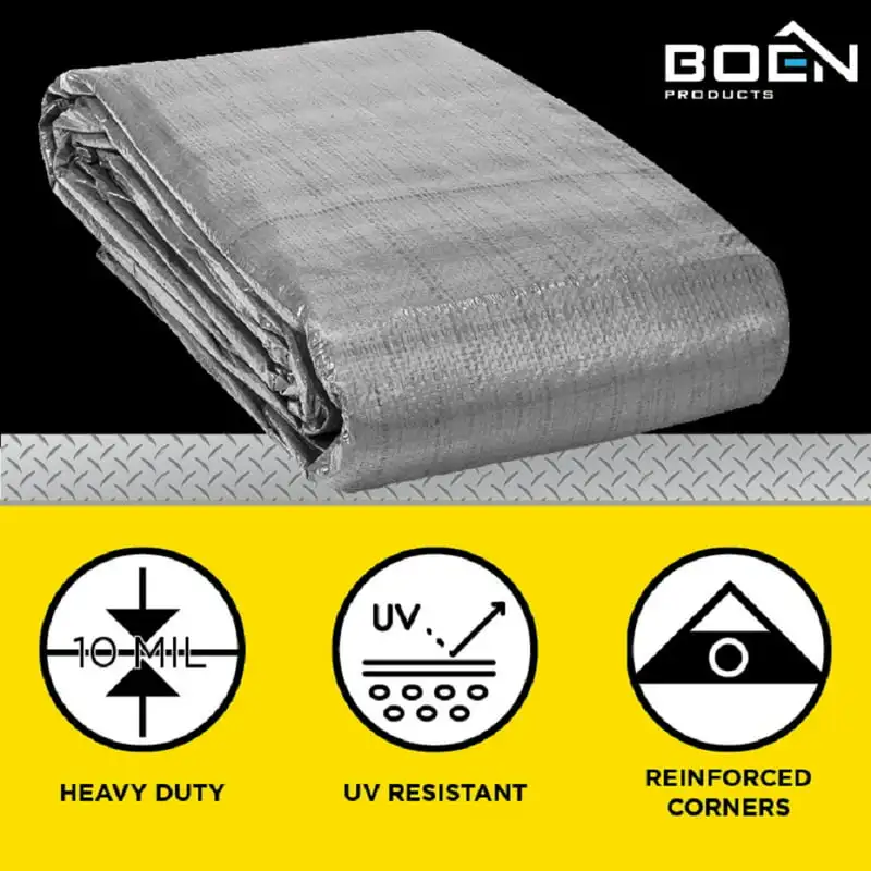 

x 40 Silver/ Tarp 14x14 weave