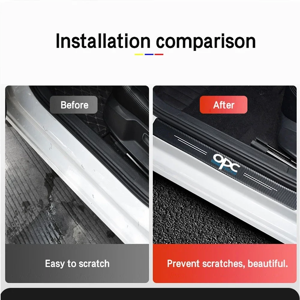 Наклейки из углеродного волокна для Opel OPC Line Astra H G J K F Zafira A Corsa B C D Mokkav Insignia