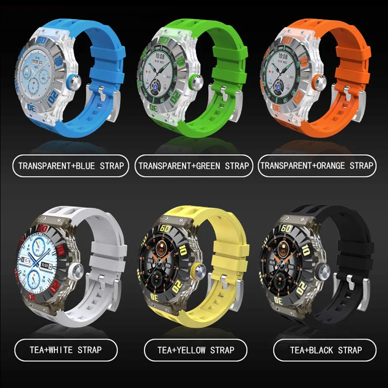 Новые спортивные умные часы для мужчин 1 28-дюймовый HD AMOLED-экран уровень сахара в