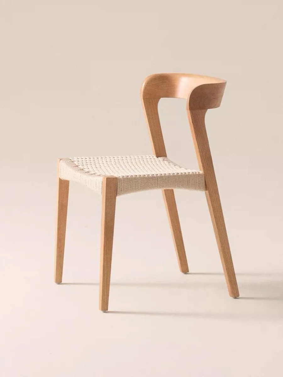 Современный удобный обеденный стул с деревянной спинкой банкетный для дома