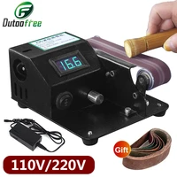 775795 motor mini electric belt sander multifunctional grinder disc grinder diy polishing grinding machine with accessories